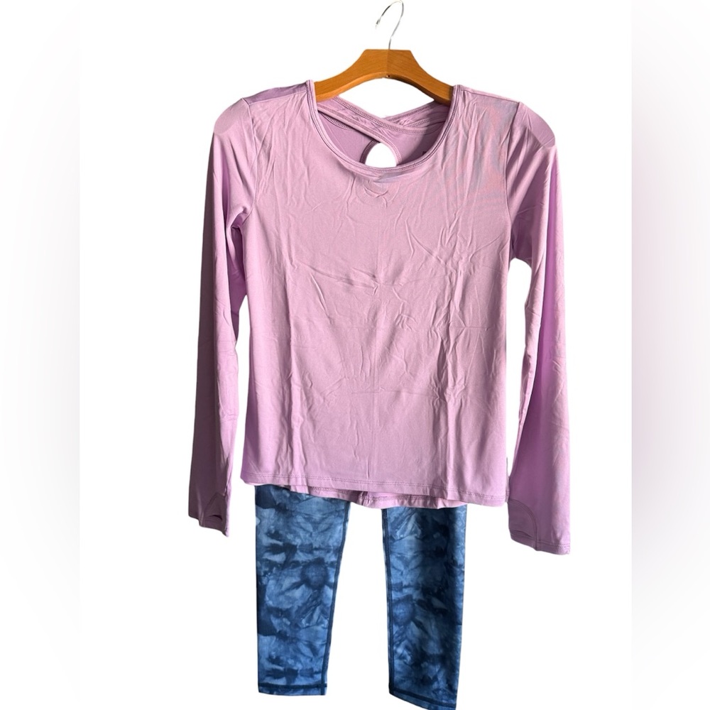 Eddie Bauer Lilac and Blue Kids Long Sleeve Set